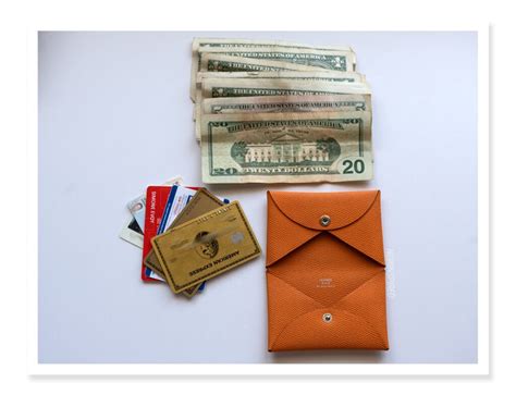 hermes calvi card holder review